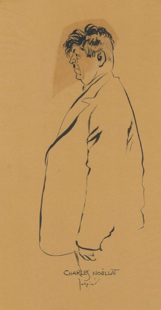 Vintage illustration by Charles Noëllat